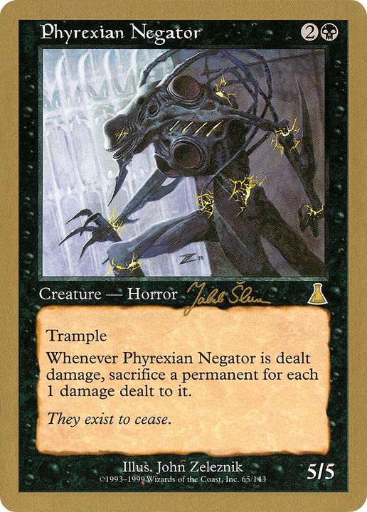 Phyrexian Negator in the group Magic the Gathering / Sets / World Championship Decks 1999 at Proxyprinters.com (9374)