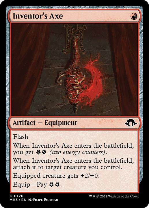 Inventor's Axe in the group Magic the Gathering / Sets / Modern Horizons 3 Commander at Proxyprinters.com (93740)