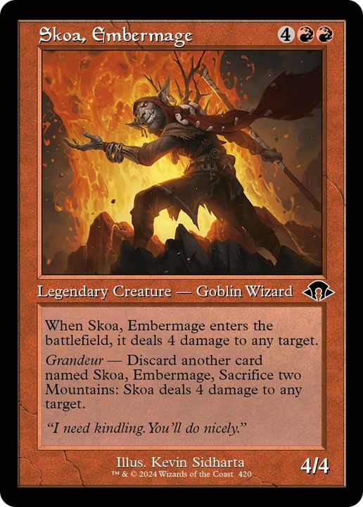 Skoa, Embermage in the group Magic the Gathering / Sets / Modern Horizons 3 Commander at Proxyprinters.com (93741)