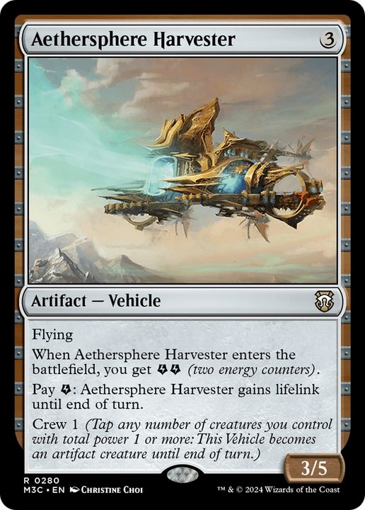 Aethersphere Harvester in the group Magic the Gathering / Sets / Modern Horizons 3 Tokens at Proxyprinters.com (93763)