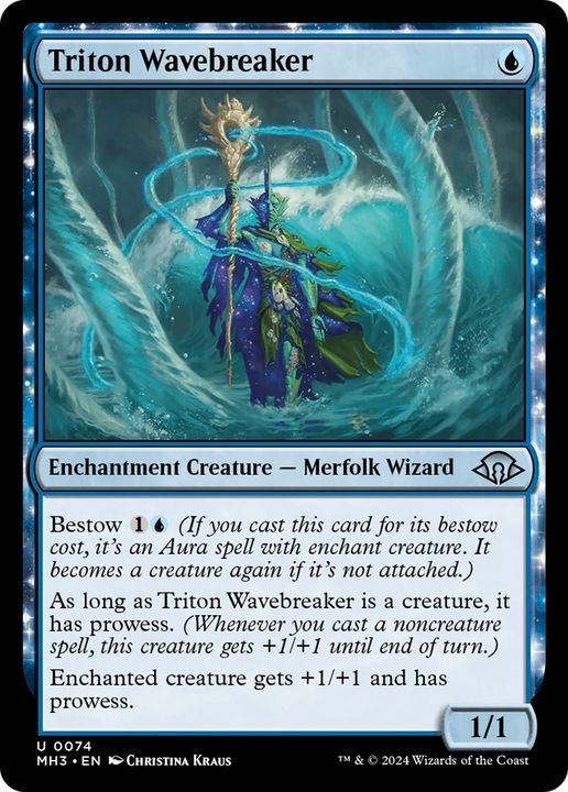 Triton Wavebreaker in the group Magic the Gathering / Sets / Modern Horizons 3 Commander at Proxyprinters.com (93771)