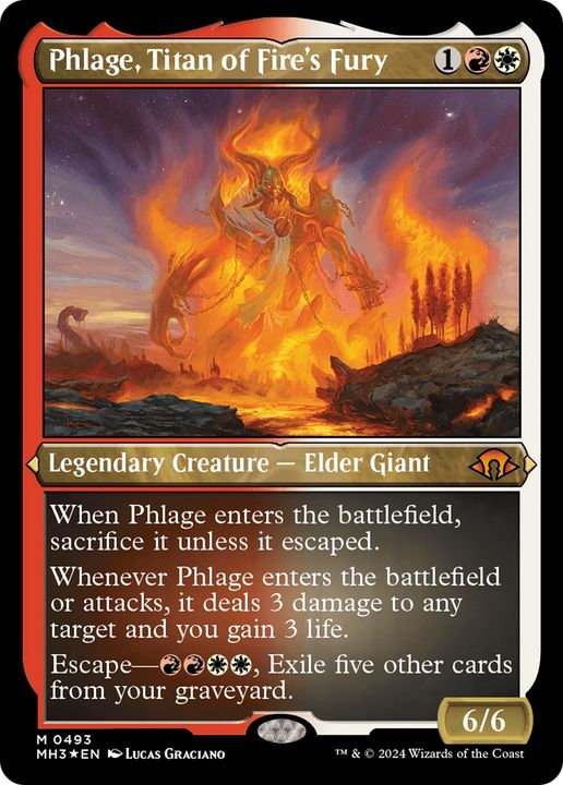 Phlage, Titan of Fire's Fury in the group Magic the Gathering / Sets / Modern Horizons 3 Commander at Proxyprinters.com (93797)