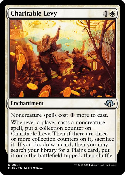 Charitable Levy in the group Magic the Gathering / Sets / Modern Horizons 3 Commander at Proxyprinters.com (93805)