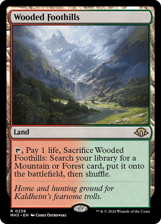 Wooded Foothills in the group Magic the Gathering / Sets / Modern Horizons 3 Commander at Proxyprinters.com (93822)