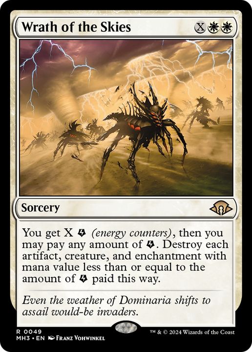 Wrath of the Skies in the group Magic the Gathering / Sets / Modern Horizons 3 Commander at Proxyprinters.com (93827)