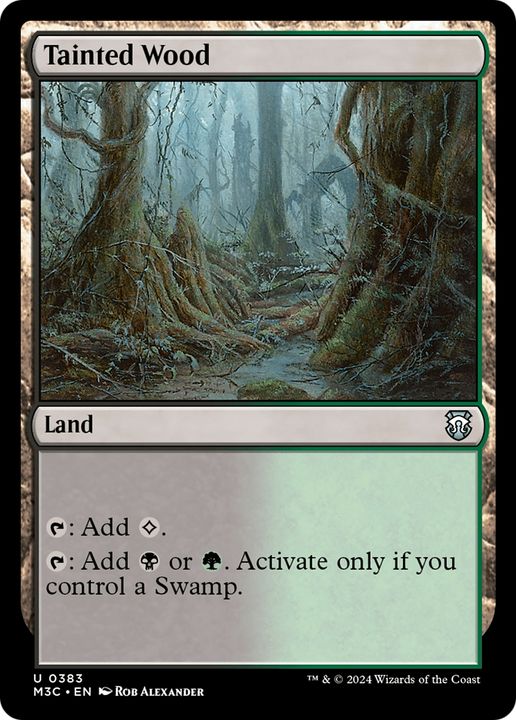 Tainted Wood in the group Magic the Gathering / Sets / Modern Horizons 3 Tokens at Proxyprinters.com (93864)