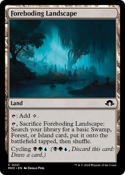 Foreboding Landscape in the group Magic the Gathering / Sets / Modern Horizons 3 Commander at Proxyprinters.com (93873)