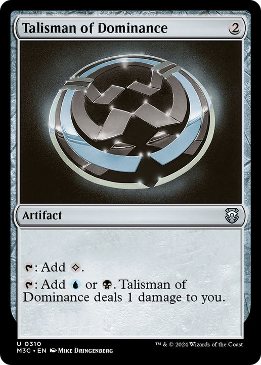 Talisman of Dominance in the group Magic the Gathering / Sets / Modern Horizons 3 Tokens at Proxyprinters.com (93875)