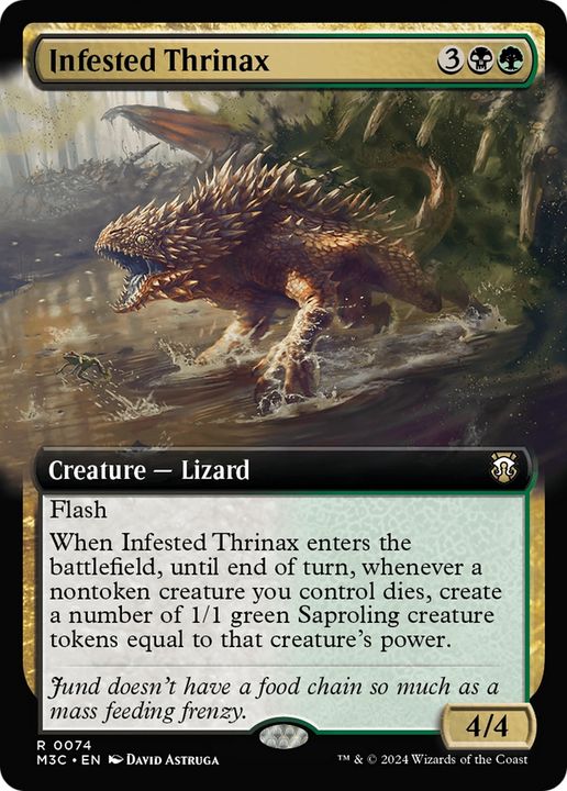 Infested Thrinax in the group Magic the Gathering / Sets / Modern Horizons 3 Tokens at Proxyprinters.com (93879)