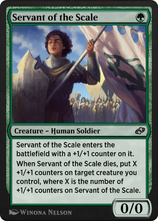 Servant of the Scale in the group Magic the Gathering / Types / Creatures / Human at Proxyprinters.com (9388)