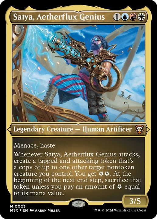 Satya, Aetherflux Genius in the group Magic the Gathering / Sets / Modern Horizons 3 Tokens at Proxyprinters.com (93887)