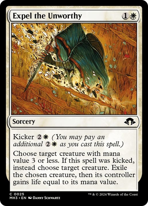 Expel the Unworthy in the group Magic the Gathering / Sets / Modern Horizons 3 Commander at Proxyprinters.com (93904)