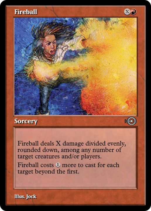 Fireball in the group Magic the Gathering / Types / Colors / Red at Proxyprinters.com (9391)