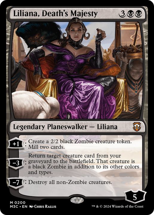 Liliana, Death's Majesty in the group Magic the Gathering / Types / Colors / Black at Proxyprinters.com (93913)