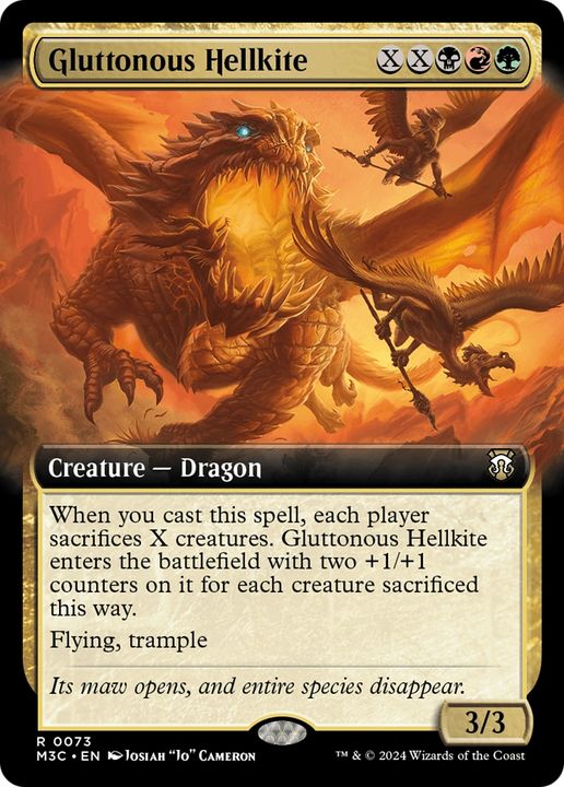 Gluttonous Hellkite in the group Magic the Gathering / Sets / Modern Horizons 3 Tokens at Proxyprinters.com (93921)