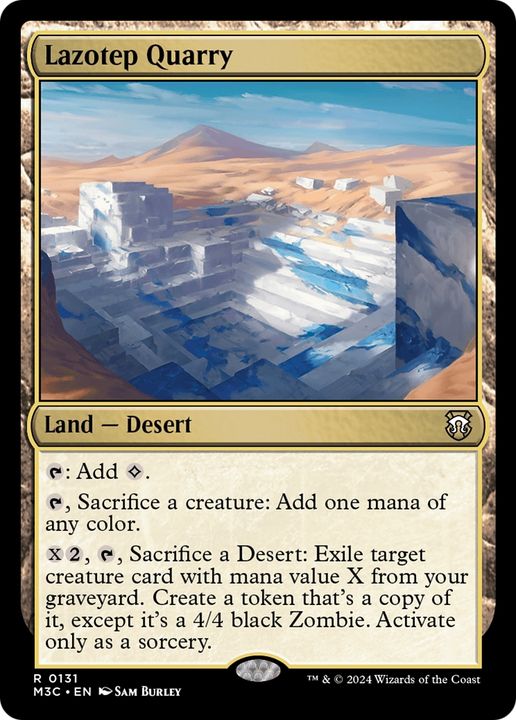 Lazotep Quarry in the group Magic the Gathering / Sets / Modern Horizons 3 Tokens at Proxyprinters.com (93931)