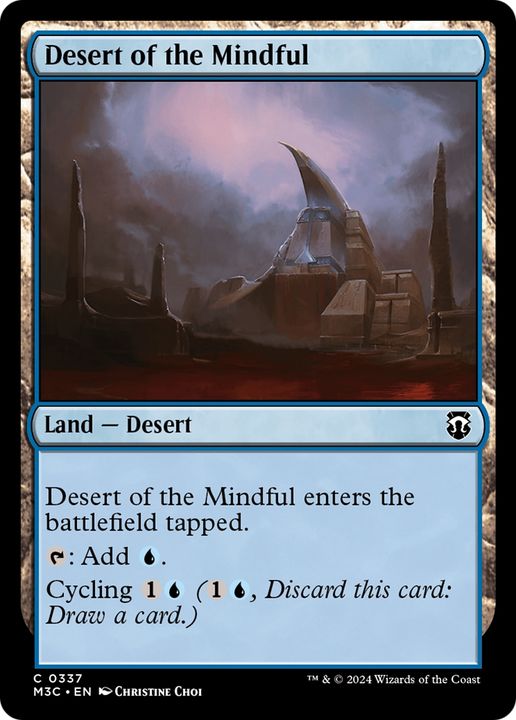 Desert of the Mindful in the group Magic the Gathering / Sets / Modern Horizons 3 Tokens at Proxyprinters.com (93966)