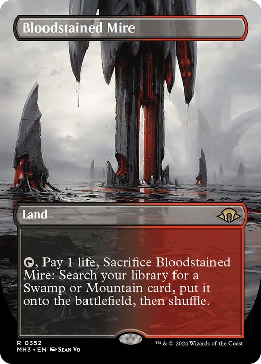 Bloodstained Mire in the group Magic the Gathering / Sets / Modern Horizons 3 Commander at Proxyprinters.com (93971)