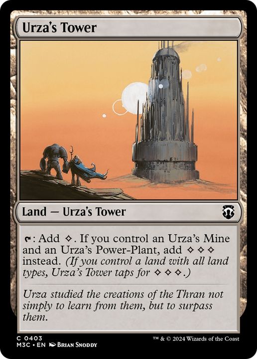 Urza's Tower in the group Magic the Gathering / Sets / Modern Horizons 3 Tokens at Proxyprinters.com (93998)