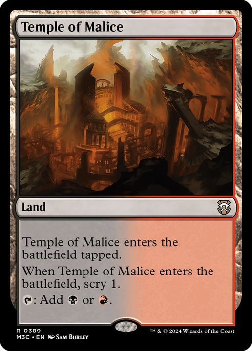 Temple of Malice in the group Magic the Gathering / Sets / Modern Horizons 3 Tokens at Proxyprinters.com (93999)