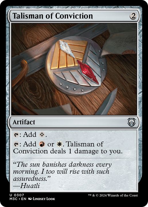 Talisman of Conviction in the group Magic the Gathering / Sets / Modern Horizons 3 Tokens at Proxyprinters.com (94001)