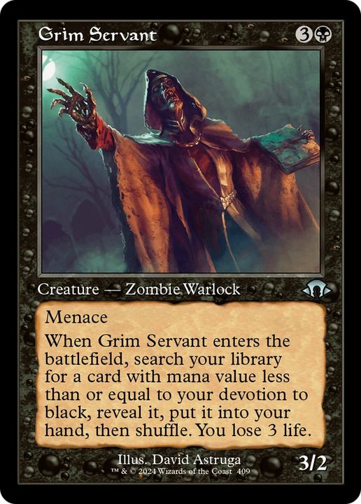 Grim Servant in the group Magic the Gathering / Sets / Modern Horizons 3 Commander at Proxyprinters.com (94003)