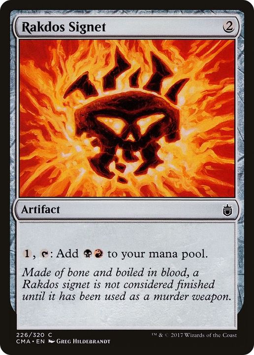 Rakdos Signet in the group Magic the Gathering / Types / Artifacts / Artifact at Proxyprinters.com (9402)