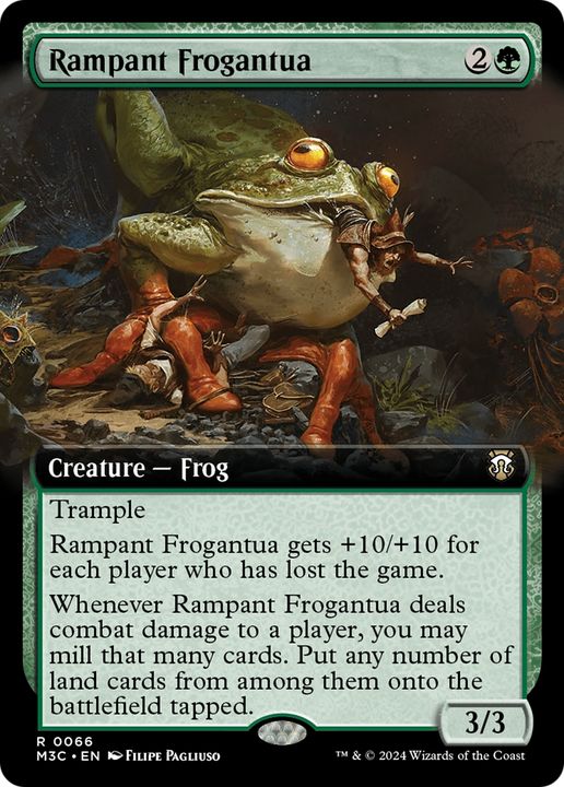 Rampant Frogantua in the group Magic the Gathering / Sets / Modern Horizons 3 Tokens at Proxyprinters.com (94051)