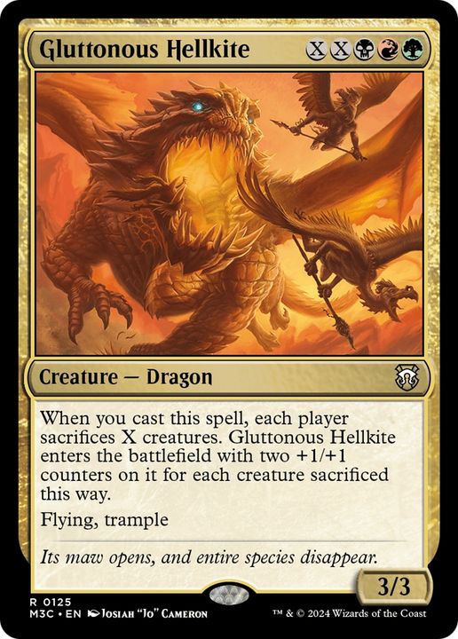 Gluttonous Hellkite in the group Magic the Gathering / Sets / Modern Horizons 3 Tokens at Proxyprinters.com (94061)