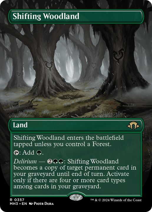 Shifting Woodland in the group Magic the Gathering / Sets / Modern Horizons 3 Commander at Proxyprinters.com (94063)