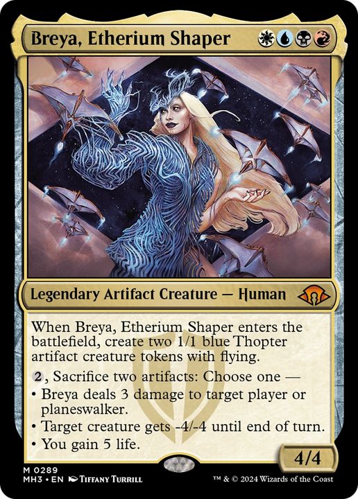 Breya, Etherium Shaper in the group Magic the Gathering / Sets / Modern Horizons 3 Commander at Proxyprinters.com (94079)