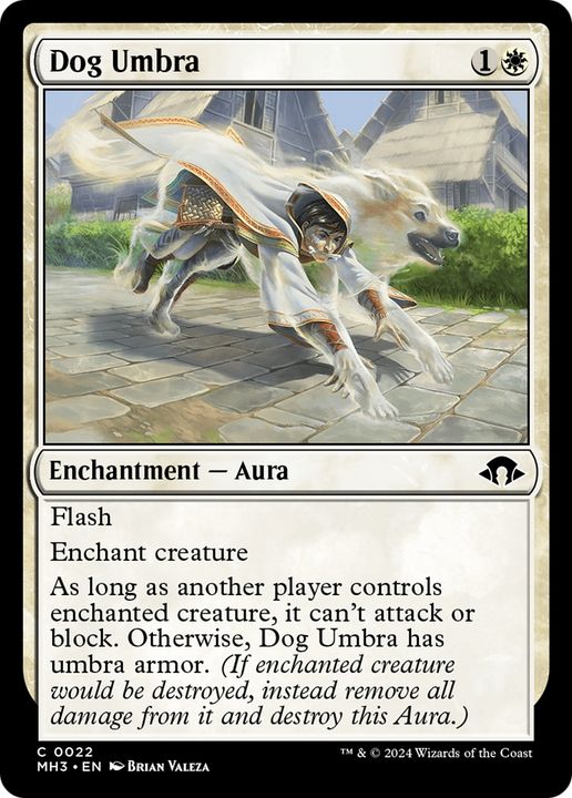 Dog Umbra in the group Magic the Gathering / Types / Colors / White at Proxyprinters.com (94081)