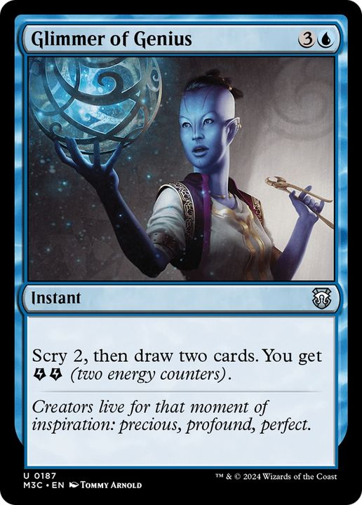 Glimmer of Genius in the group Magic the Gathering / Sets / Modern Horizons 3 Tokens at Proxyprinters.com (94091)