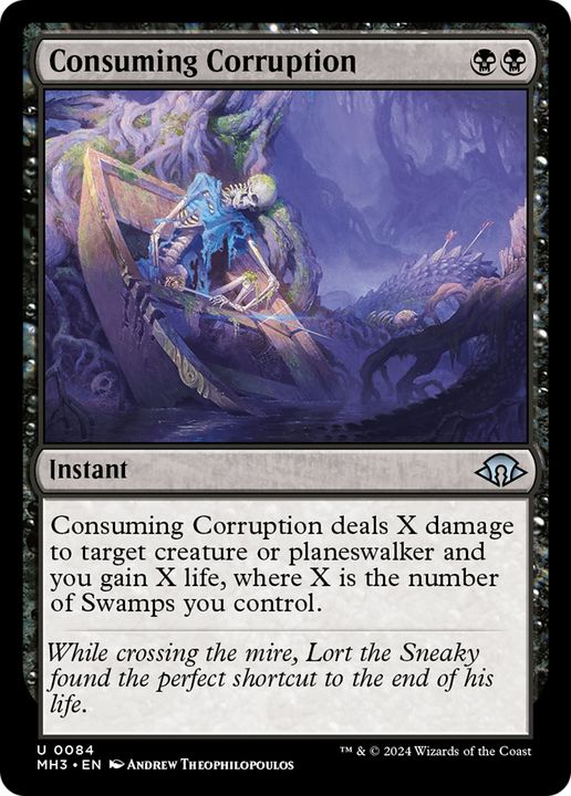 Consuming Corruption in the group Magic the Gathering / Types / Colors / Black at Proxyprinters.com (94096)