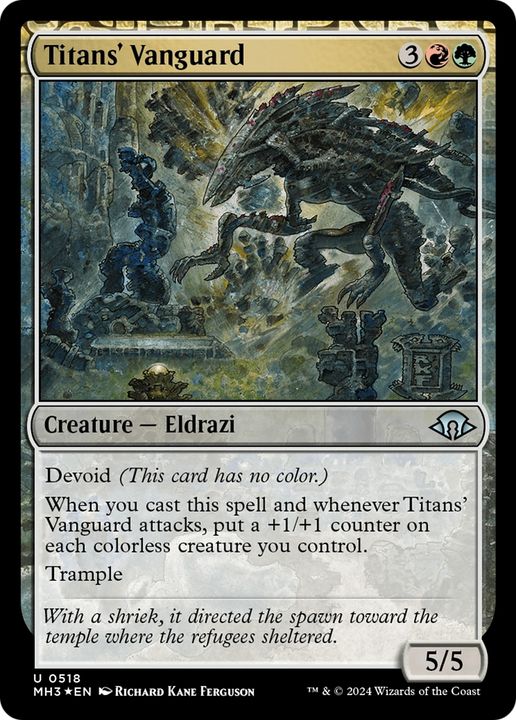 Titans' Vanguard in the group Magic the Gathering / Sets / Modern Horizons 3 Commander at Proxyprinters.com (94097)