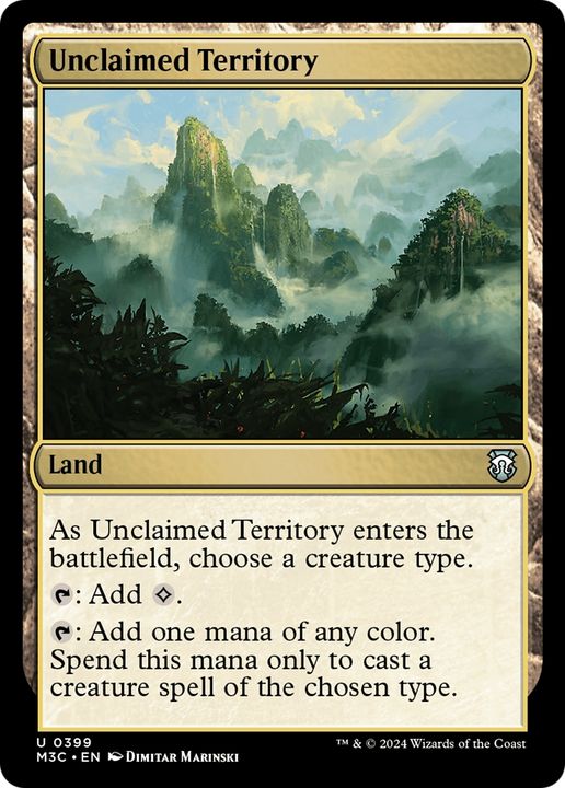 Unclaimed Territory in the group Magic the Gathering / Sets / Modern Horizons 3 Tokens at Proxyprinters.com (94123)