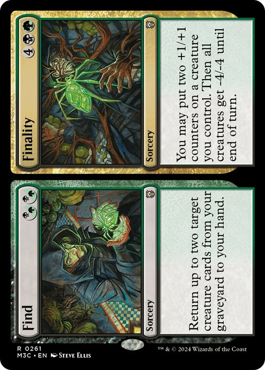 Find // Finality in the group Magic the Gathering / Sets / Modern Horizons 3 Tokens at Proxyprinters.com (94143)