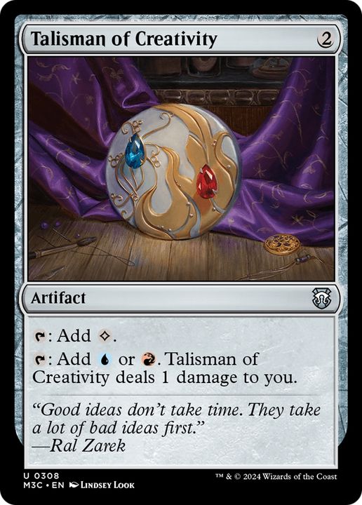 Talisman of Creativity in the group Magic the Gathering / Sets / Modern Horizons 3 Tokens at Proxyprinters.com (94154)