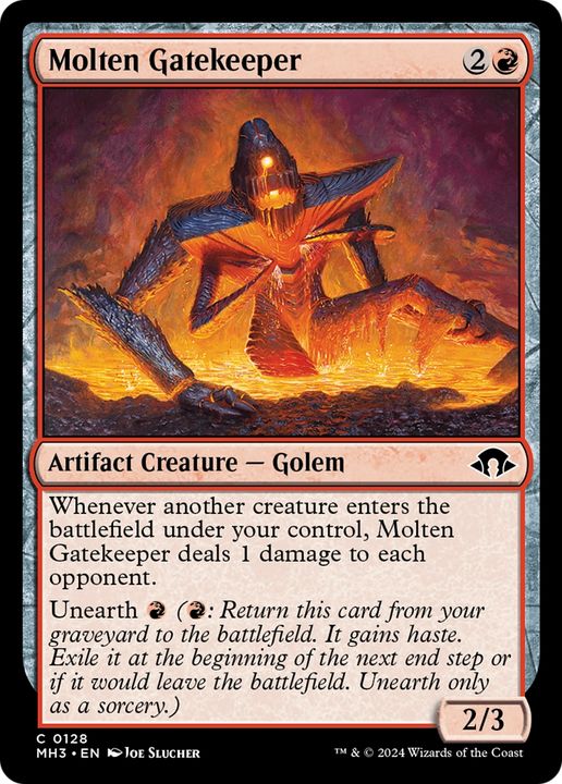 Molten Gatekeeper in the group Magic the Gathering / Sets / Modern Horizons 3 Commander at Proxyprinters.com (94162)