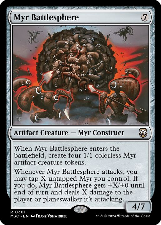 Myr Battlesphere in the group Magic the Gathering / Sets / Modern Horizons 3 Tokens at Proxyprinters.com (94165)