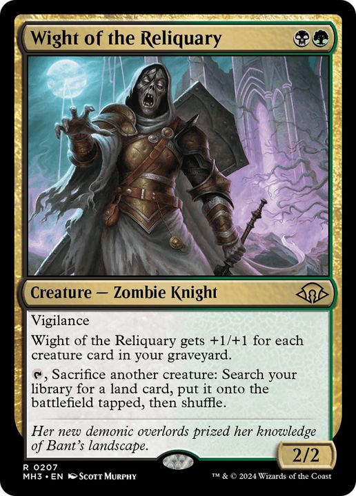 Wight of the Reliquary in the group Magic the Gathering / Sets / Modern Horizons 3 Commander at Proxyprinters.com (94169)