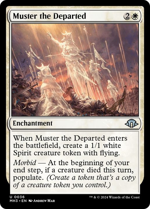 Muster the Departed in the group Magic the Gathering / Sets / Modern Horizons 3 Commander at Proxyprinters.com (94176)