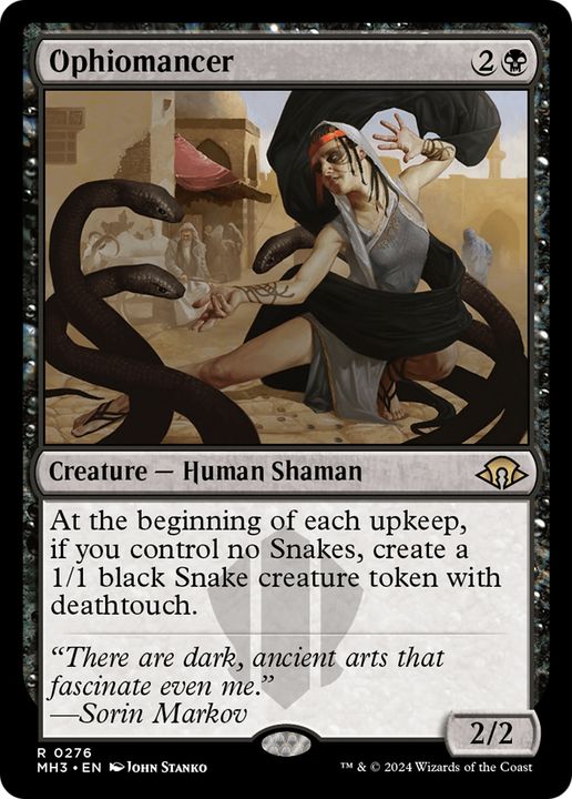 Ophiomancer in the group Magic the Gathering / Types / Colors / Black at Proxyprinters.com (94181)