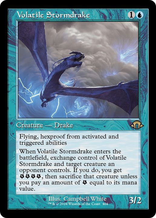 Volatile Stormdrake in the group Magic the Gathering / Sets / Modern Horizons 3 Commander at Proxyprinters.com (94197)