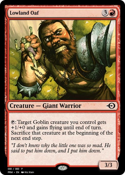 Lowland Oaf in the group Magic the Gathering / Sets / Magic Origins Clash Pack at Proxyprinters.com (942)