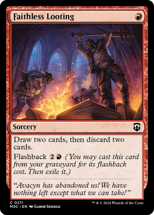 Faithless Looting in the group Magic the Gathering / Sets / Modern Horizons 3 Tokens at Proxyprinters.com (94207)