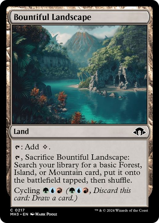 Bountiful Landscape in the group Magic the Gathering / Sets / Modern Horizons 3 Commander at Proxyprinters.com (94216)