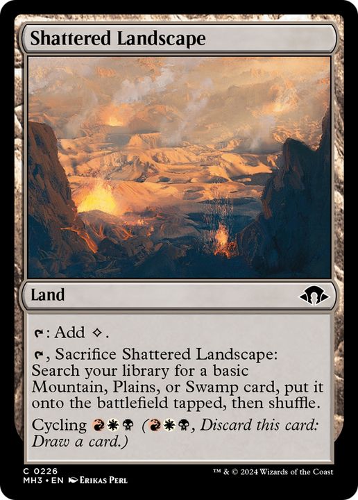 Shattered Landscape in the group Magic the Gathering / Sets / Modern Horizons 3 Commander at Proxyprinters.com (94223)