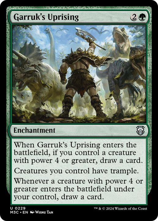 Garruk's Uprising in the group Magic the Gathering / Sets / Modern Horizons 3 Tokens at Proxyprinters.com (94233)