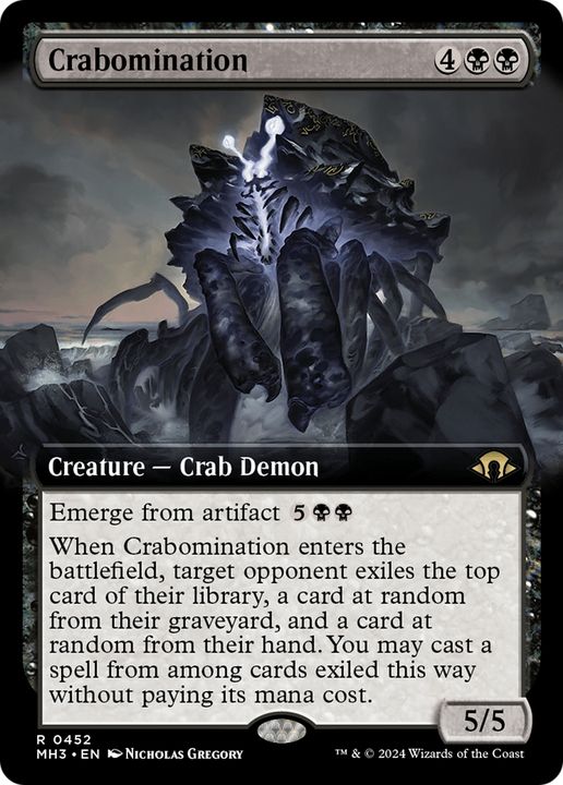 Crabomination in the group Magic the Gathering / Sets / Modern Horizons 3 Commander at Proxyprinters.com (94234)